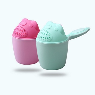 baby cup◕☜BY Cartoon Baby Shampoo Cup Bathing Shower Spoons kids Washing (3)
