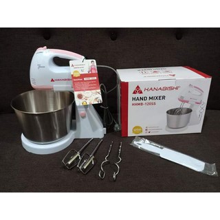 HANABISHI HAND MIXER WITH STAINLESS BOWL(HHMB-120SS)