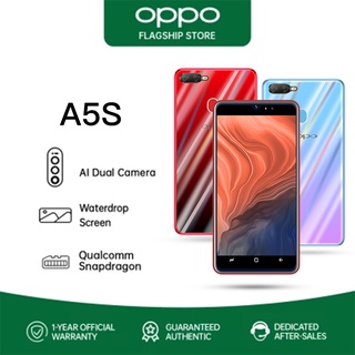 OPPO A5s 2+32GB 5MP Dual Camera 2800mAh Battery Fingerprint Sensor 5.0 Waterdrop Screen Smartphone