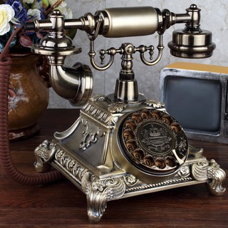 Antique telephone living room home vintage retro rotary dial dial European antique fashion creative