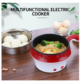 WJF Korean 1.5L multifunctional non-stick electric steamer rice cooker frying pan cooking pot (1)