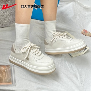 Warrior Official Flagship Store Women's Shoes2021New Korean Style Versatile White Shoes for Students