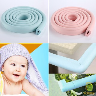〖Yours❤〗 2M U Shape Baby Safety Soft Corner Edge Foam Guard Cushion for Glass Table Ang ganda ng quality mataas na kalidad (1)
