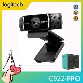 Logitech C922 Pro Stream HD Webcam 1080p Built-in Microphone for PC Laptop Compute0
