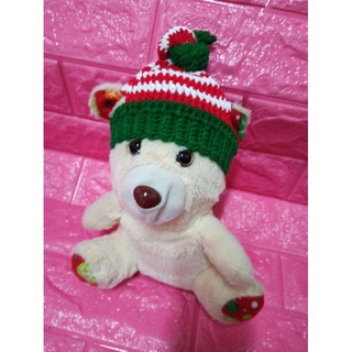 【Ready Stock】✚Crochet Elf hat / beanie for pets dogs cats with earholes