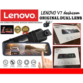 LENOVO 10'' IPS TOUCH SCREEN Stream Media Dual Lens FHD 1080P Dash Cam Car DVR
