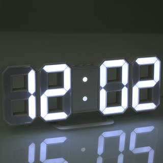 Multifunctional Large LED Digital Wall Clock 12H/24H Time D (3)