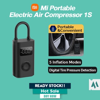 Xiaomi Air Pump 1s Mijia Protable Car & Bicycle Tire Digital Electronic Inflator Compressor (1)