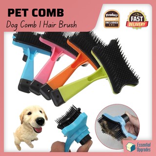 Pet Comb Hair Pet comb dog l Dog Com shedding Dog Comb Brush Dog Comb hair Pet Trimmer Slicker Brush (1)