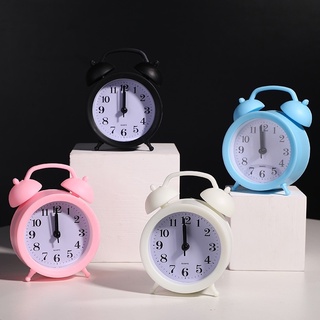 Durable Premium Mini Simple Alarm Clock Table Silent Desktop Clocks for Home Bedside Decor