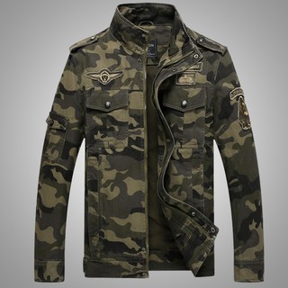 Army Military jacket men camouflage Tactical Camouflage casual bomber Jacket