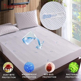 [Ready Stock] Coolmax Waterproof Mattress Pad Protector Moisture Absorption Bed Sheet Washable Cover