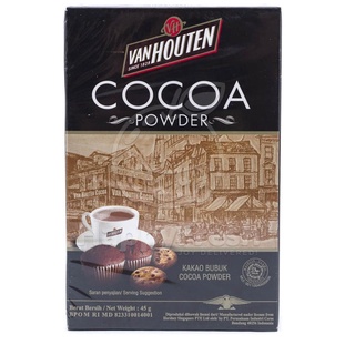 (Star) Chocolate Van Houten Powder 45 gr / Van Houten Cocoa Powder 45gram / Van Houten 45gram