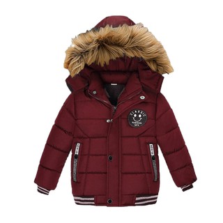 2020 new Fashion Coat Children Winter Jacket Coat Boy Jacket Warm Hooded Kids Clothes aleasoon