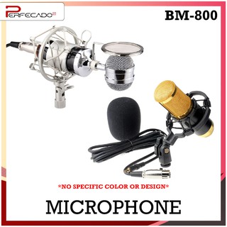 BM-800 Condenser Sound Recording Microphone with Shock Mount (NO SPECIFIC COLOR OR DESIGN)