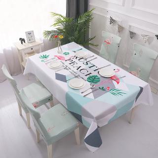 [50 Pattern] Ins Waterproof Table Cloth Chair Cover Cotton Line Wedding Home Table Decor Tablecloth
