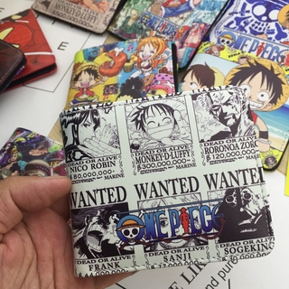 Men's Wallet One Piece Luffy Luffy Trend Student Wallet