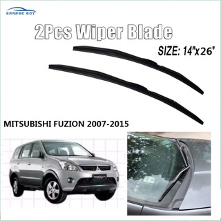 Suitable for Mitsubishi FUZION 2007-2015 car wipers. Windshield Wipers Boneless Wipers 2PCS Pair Pac