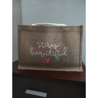 Personalized Burlap Bags Abaca Bags Jute Souvenir Giveaways (8)
