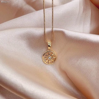 ▥✟✶☾۩【YH】18k rose gold plated pendant necklace