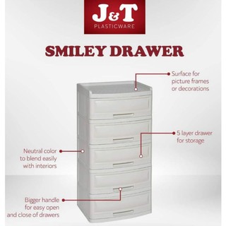 J&t SMILEY DRAWERS 5 LAYER /color gray (1)