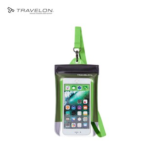 Travelon OS Clear View Waterproof Pouch Accessories Green