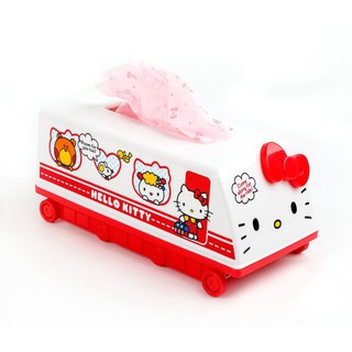 Sanrio 2018 Hello Kitty Tissue Box Case Train rider Original