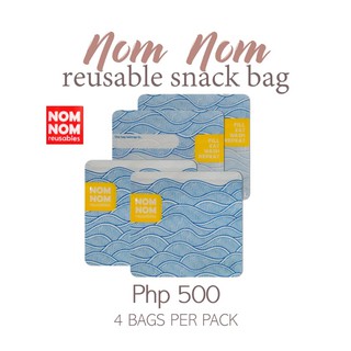 Nom Nom Reusable Snack Bag 4s (Antilop Accessories)
