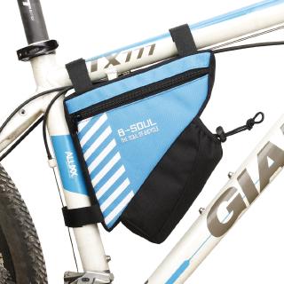 【Ready Stock】B-SOUL Bicycle bag triangle bag beam bag mountain bike kettle bag front bag saddle bag tube bag kit cycling equipment