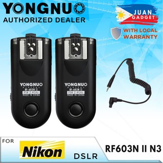 Yongnuo RF603 II Nikon Transceiver DC2 Connection