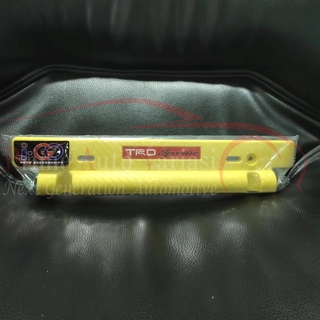 Jdm Carbon Adjustable TRD - Yellow Car License Plate Holder