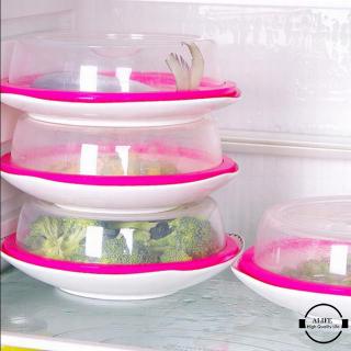 ALIFE Silicone Refrigerator Cool Universal Leftover Lid Airtight Microwave Tight Air Food Storage (1)