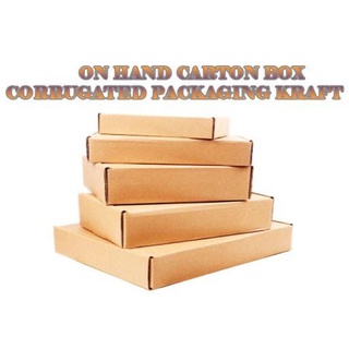 Gift Wrappers☞✚▩ON HAND Carton box corrugated cardboard box packaging Kraft