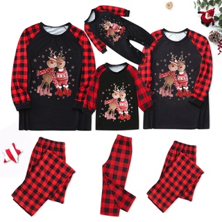 With childrenChristmas Pajamas Matching For Family Xmas Pjs Sleepwear Outfits Matching Set Family