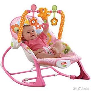 【Happy shopping】 2 in 1 Infant to Toddler Kid Rocking Baby Chair
