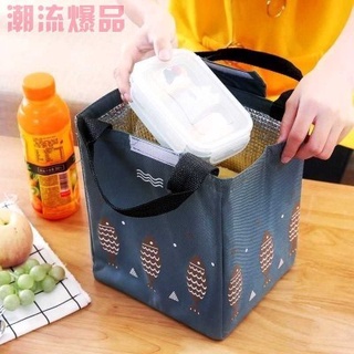 New waterproof portable Oxford canvas insulated bag lunch bag BuNo padded lunch box for men and wome
