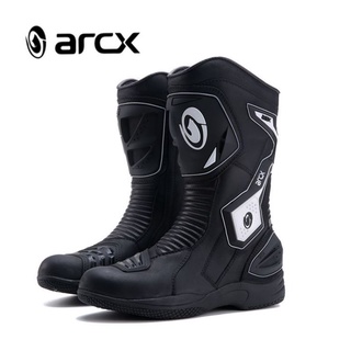 ARCX MOTORCYCLE BOOTS GENUINE COWHIDE LEATHER MOTORCYCLE RIDING SHOES