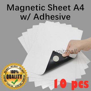10pcs Magnetic adhesive Sheet A4 1mm 1.2mm With Full Adhesive [CHEAPEST] (2)