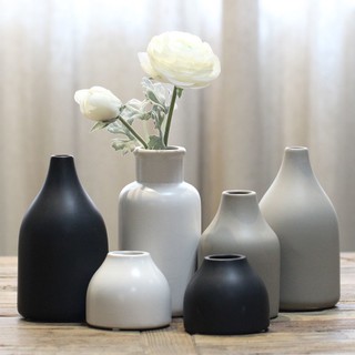 Nordic ceramic vase decoration home accessories simple dried flower arrangement