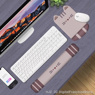 Original cartoon cat mouse pad wrist memory foam keyboard hand support cute creative girl office < (3)