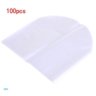 WIN 100Pcs/2Bag 7" Vinyl Record Protecter LP Record Protective Inner Bags Anti-Static Sleeves Inner Clear Cover Container