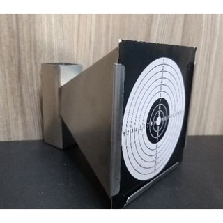 Stainless Steel Airsoft Bullet Catcher Pellet Collector Trap Target Shooting with USB Lights (1)