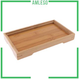 [AMLESO] Multi-sizes Wooden Tea Breakfast Serving Trays / Craft Plain Wood Platter S3TK (3)