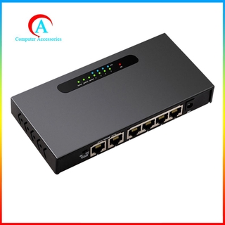 6 Port Poe Gigabit Network Switch 10/100/1000Mpbs Lan 4 Port Poe Power Switch