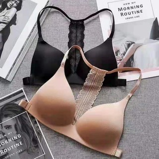 Back to back sexy Clasped Push Up Bra Buckle brallette