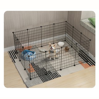 DIY Pet Fence Dog Fence Pet Playpen Dog Playpen Crate For Puppy, Cats, Rabbits 35cm x 35cm (8)