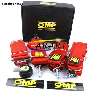 3inch 4 point OMP Universal Racing Seat Belt Harness Camlock Shoulder Quick Release Locking