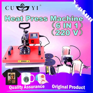 6 In 1 Combo Heatpress Machine (HEAVY DUTY) CUYI Brand