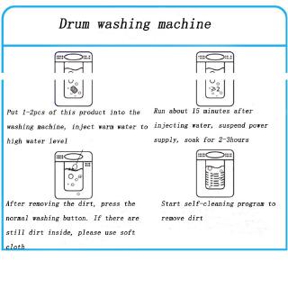 Washing Machine Tank Cleaner Automatic Tumble Effervescent Cleaning Dirt Descaler COD (7)