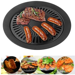 Korean Non Stick BBQ Grill Plate for Gas or Electric Stove